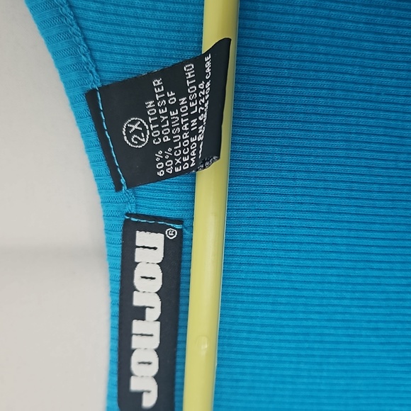 ■2 FOR $5 Jou Jou teal blue top size 2x (small) - Picture 2 of 4